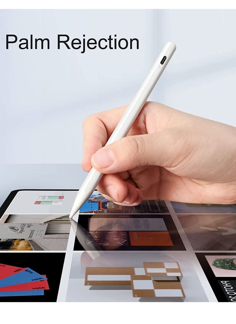 ELTRAZONE قلم ستايلس لجهاز آيباد، شحن سريع خلال 13 دقيقة، قلم آبل لجهاز آيباد مع رفض راحة اليد، حساسية الميل، يعمل مع آيباد إير 3/4/5 من 2018-2022، آيباد ميني 5/6، آيباد 6/7/8/9/10، آيباد برو 11 بوصة، آيباد برو 12.9 بوصة - Image 2