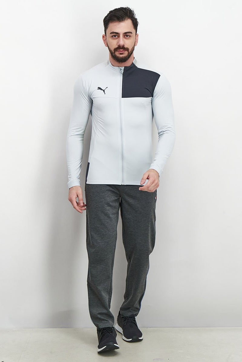 PUMA Men Sportswear Fit Long Sleeve Track Jacket, Grey  - Image 3