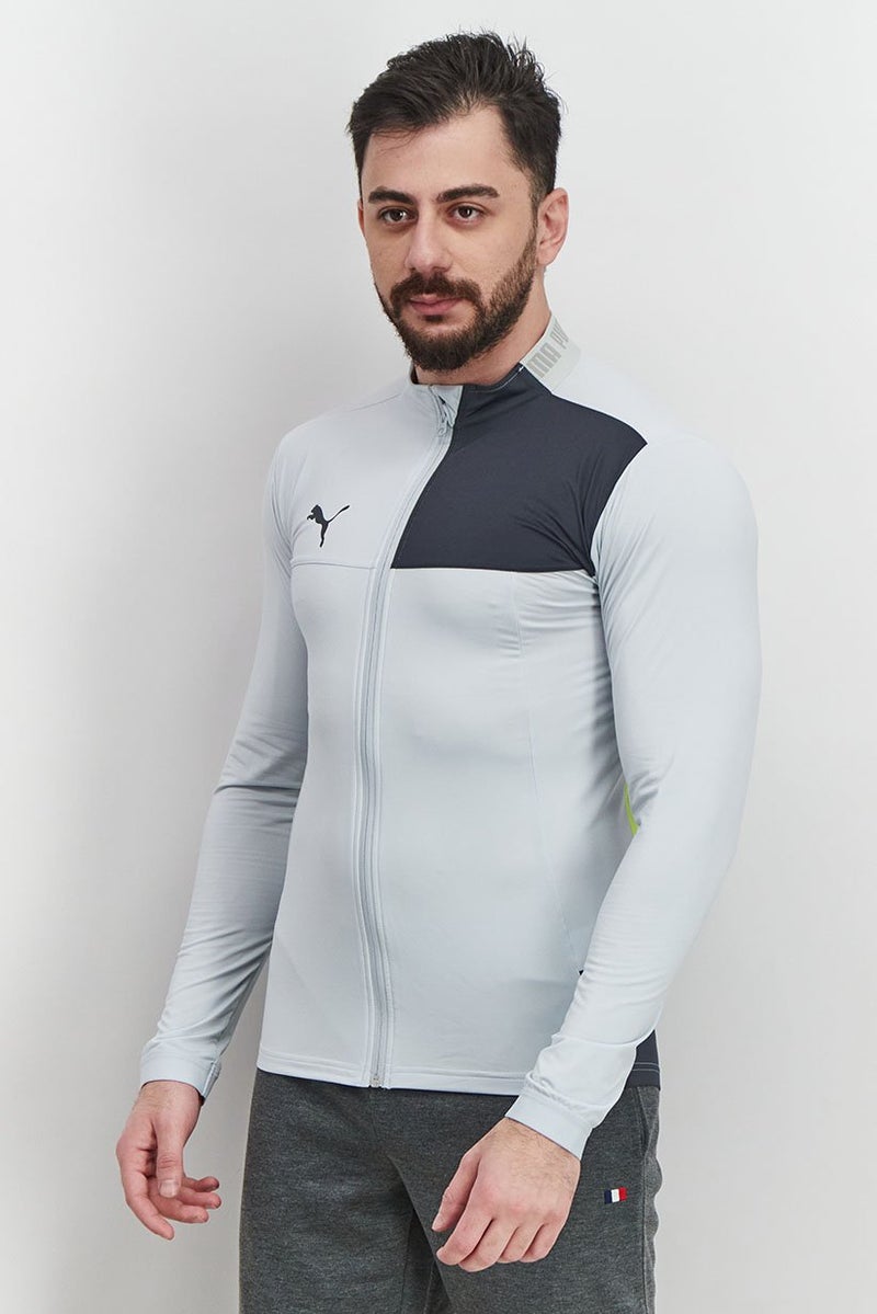 PUMA Men Sportswear Fit Long Sleeve Track Jacket, Grey  - Image 1