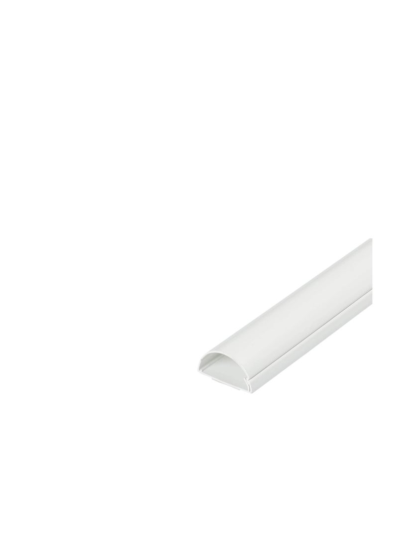 Electrical PVC Floor Trunking 25mm X 8.0mm X 2mtr-White