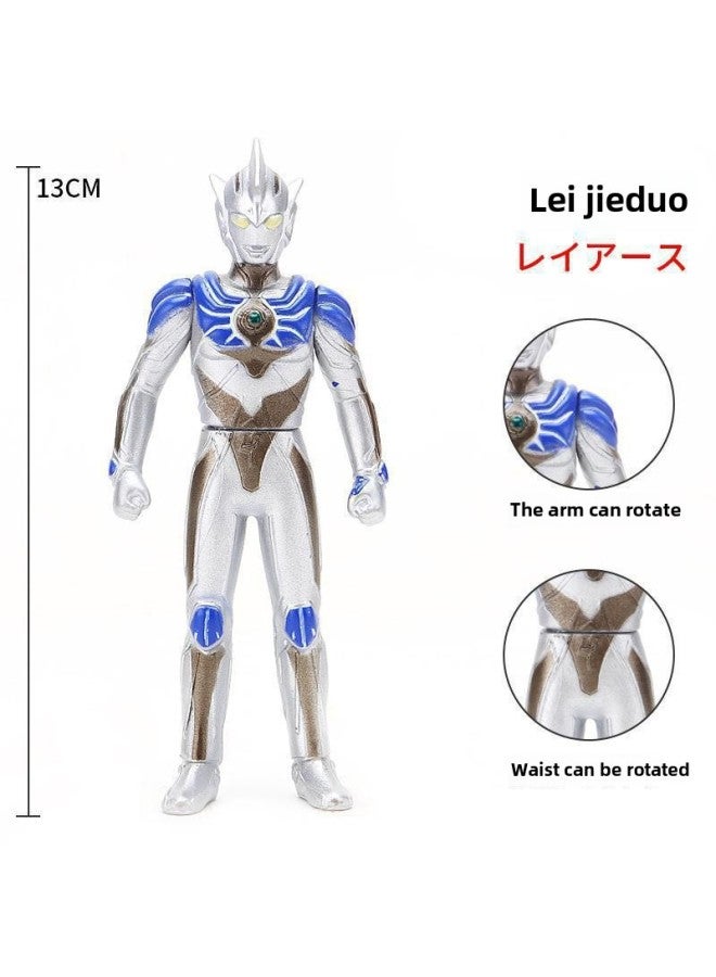 13CM Ultraman Soft Plastic Tiga Style Maltos Galaxy Zero Tiga Superman Children's Hot Toys Wholesale-Color:66, Lei Jiedo - Image 1