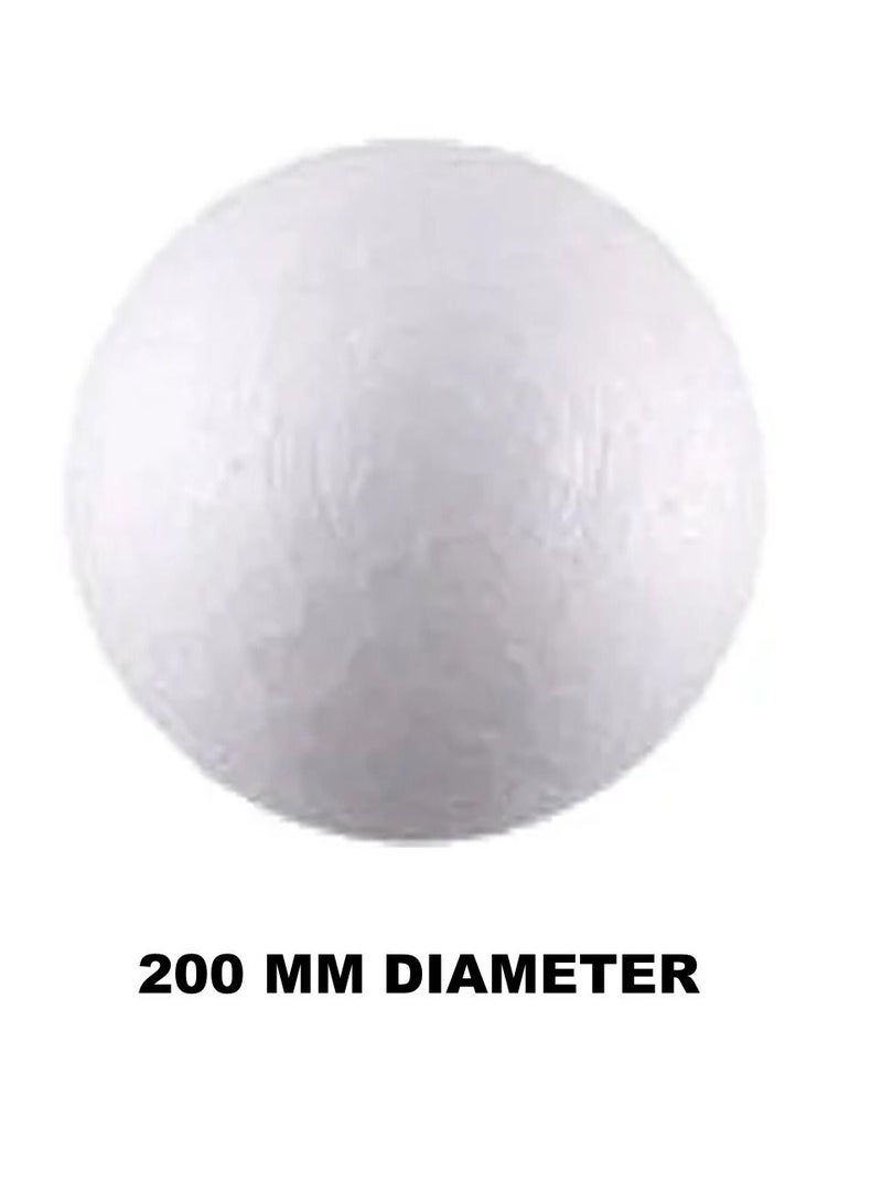 PARTNER 1-Piece Foam Ball Set 200mm Diameter White - Image 2