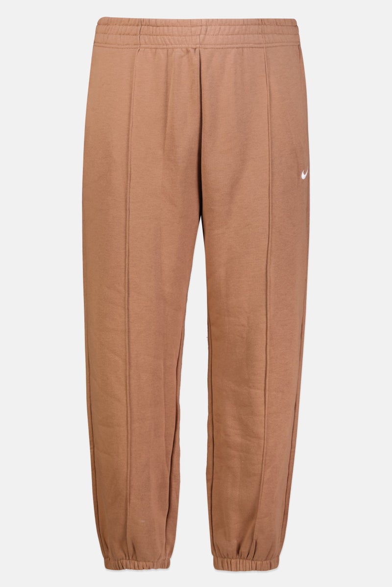 Nike Women Plus Size Embroidered Outdoor Sweatpants, Tan - Image 2