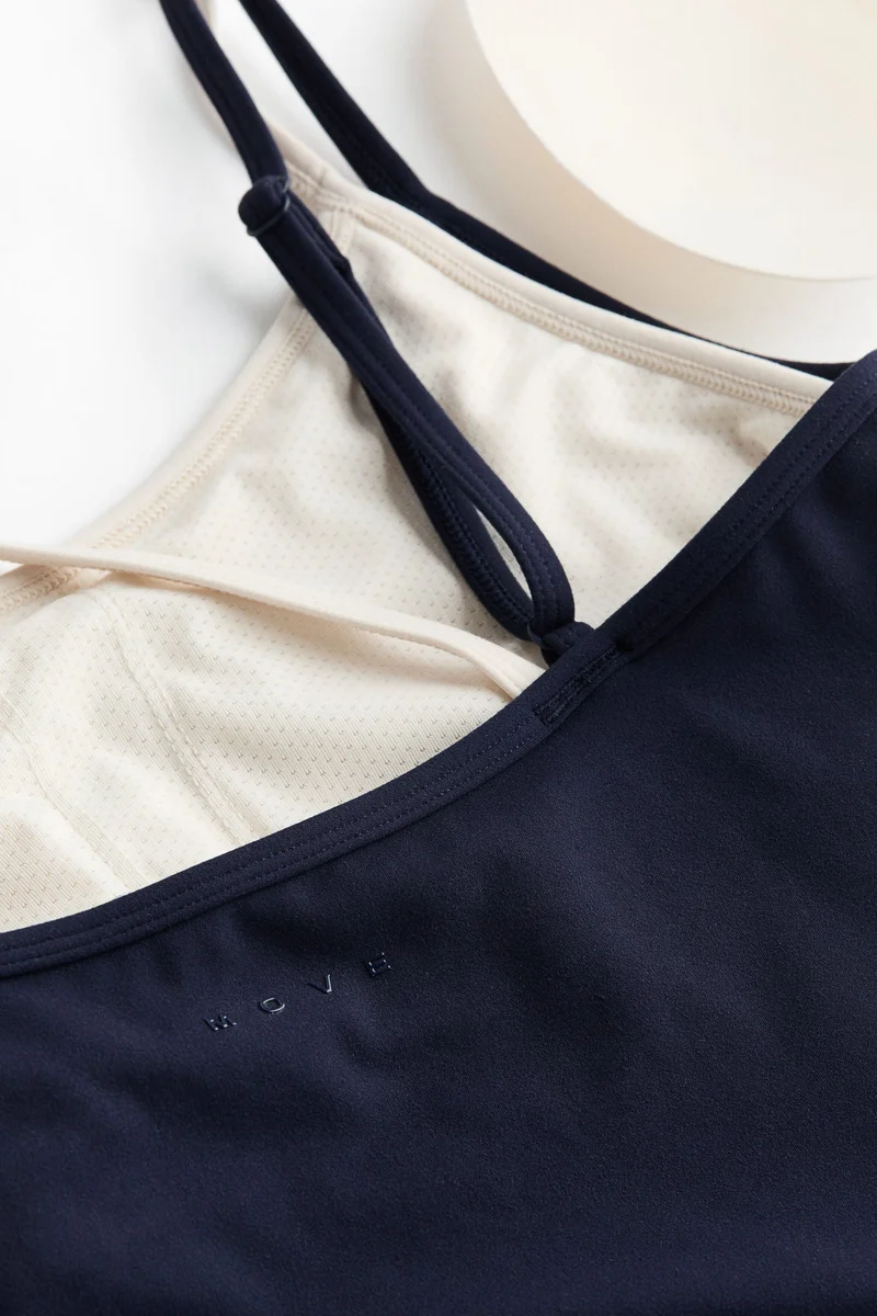 H&M  Integral-bra sports top with SoftMove™ for Women | Best Price UAE
