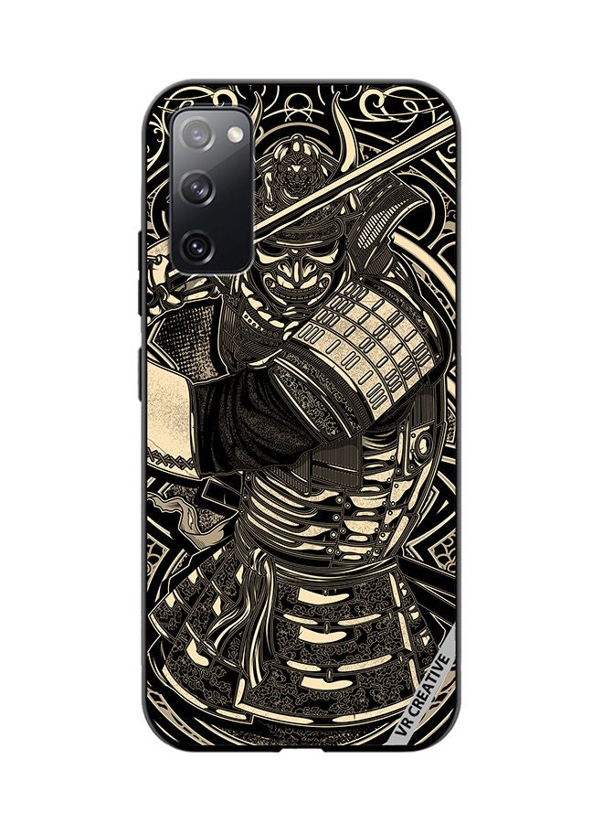 VR CREATIVE Protective Case Cover For Samsung Galaxy S20 FE 5G Cool Samurai Design Multicolour - Image 1