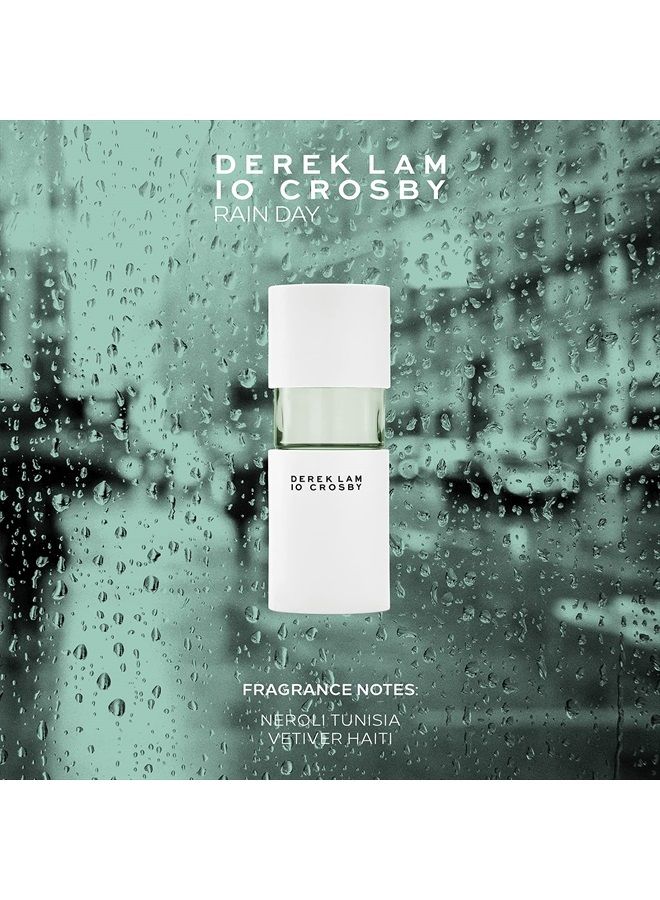 Derek Lam 10 كروسبي - يوم المطر - 5.9 أونصة من ماء العطر - رذاذ عطر منعش وخفيف للنساء - بخاخ عطر بنغمات الحمضيات من النيرولي والفتيفير الأخضر - Image 2