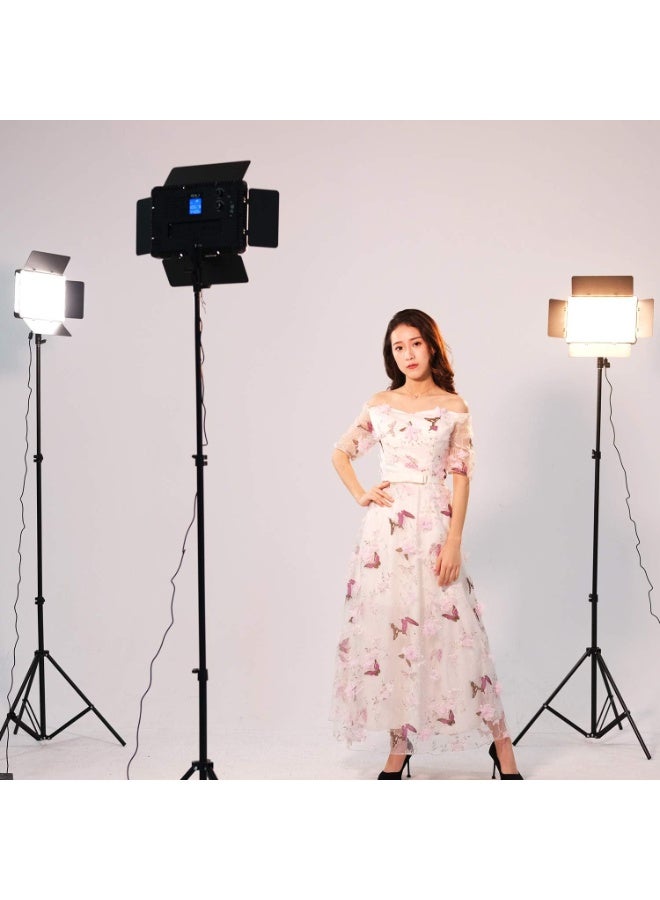 45W LED Video Light Panel – 3300K to 5600K Adjustable Color Temperature – Professional Lighting for Studio, Video Recording, and Makeup - Image 4