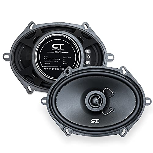 CT Sounds BIO-5X7-COX 5x7 Inch Coaxial Car Speakers, 160 Watts Max, Pair - Image 4