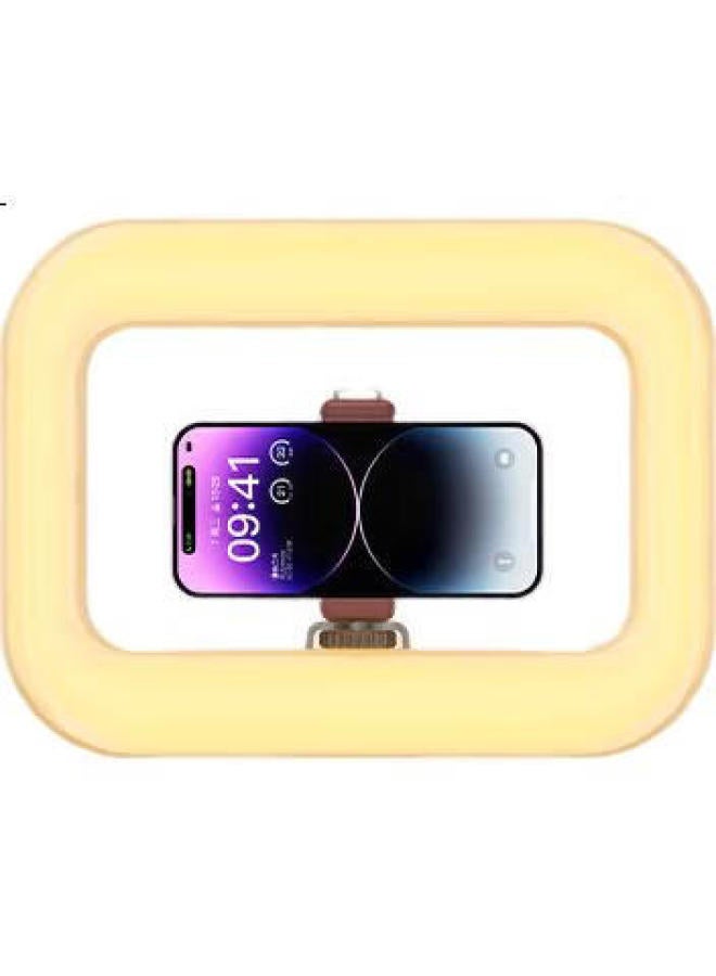 samtogo Suptig Live Fill Light Mobile Camera Desktop Live Room Bracket Indoor Portrait Vlog Special Handheld Portable Soft Light Three-Color Led Photography Light - Image 3
