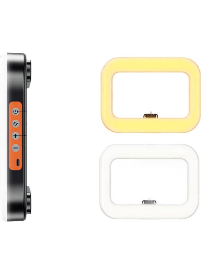 samtogo Suptig Live Fill Light Mobile Camera Desktop Live Room Bracket Indoor Portrait Vlog Special Handheld Portable Soft Light Three-Color Led Photography Light - Image 1
