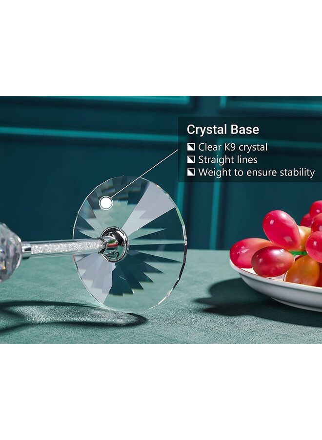 2PCS Modern Red Wine Glasses 19oz Crystal Wine Glasses, Tall Long Stem Wine Glasses, Unique Large Wine Glasses with Stem For Cabernet, Pinot Noir, Burgundy, Bordeaux - Image 4