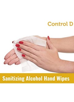 Control D Wipes For Disinfection & Hand Sanitizing (50 Wipes)  - Image 4