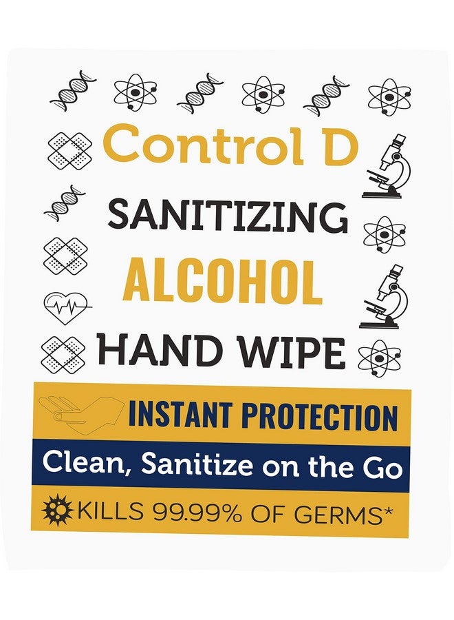 Control D Wipes For Disinfection & Hand Sanitizing (50 Wipes) - Image 1
