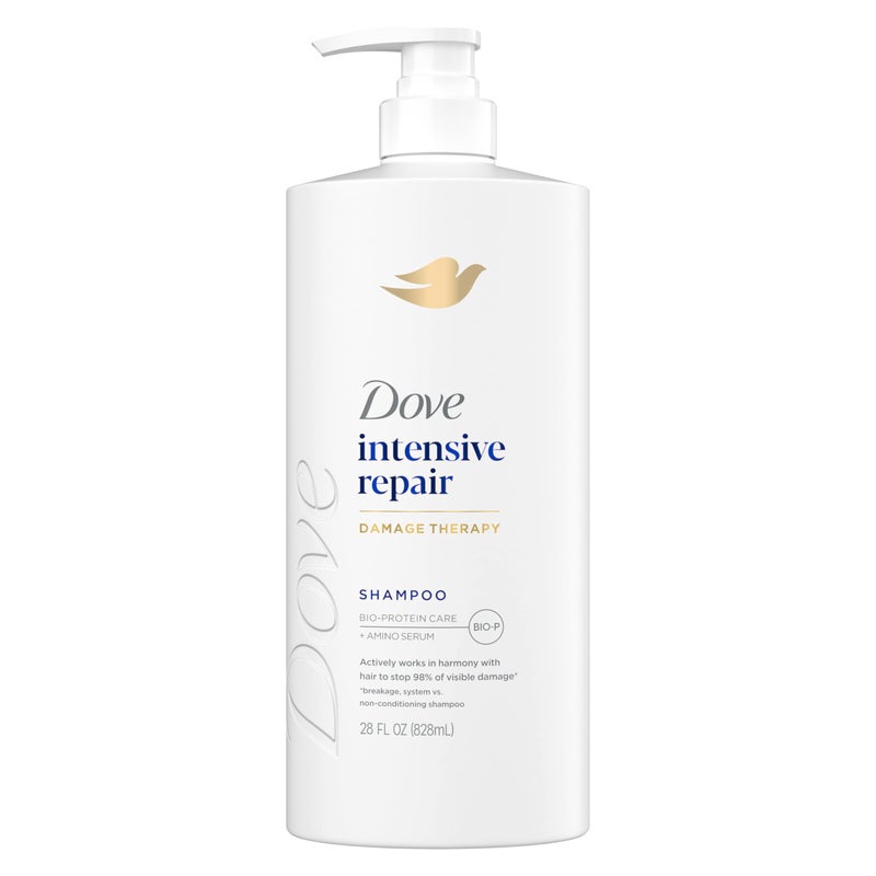 Dove Shampoo Intensive Repair for Damaged Hair with Bio-Protein Care Technology and Amino Serum 28 Fl Oz - Image 1