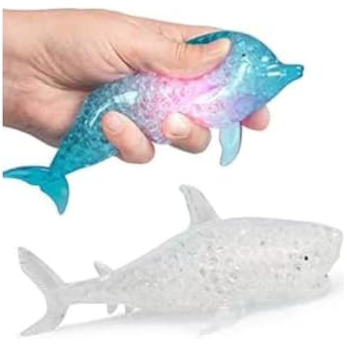 FLASHING JELLYBALL OCEAN FRIENDS - Magical Light Up Squeeze Toy