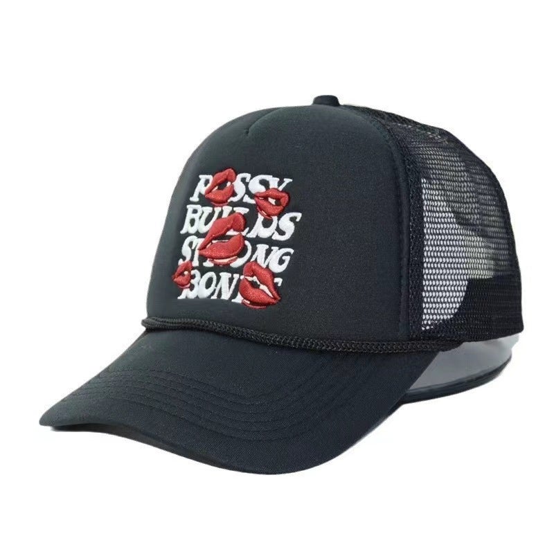 Embroidered Letter Snapback Cap PBSB Unisex Purple