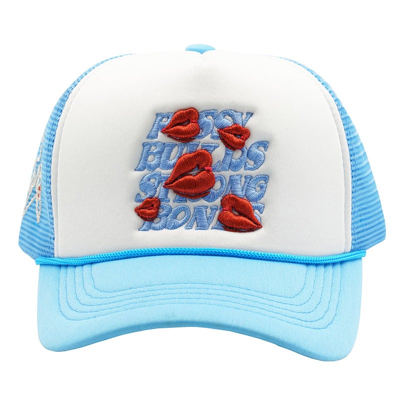 Embroidered Letter Snapback Cap PBSB Unisex Purple