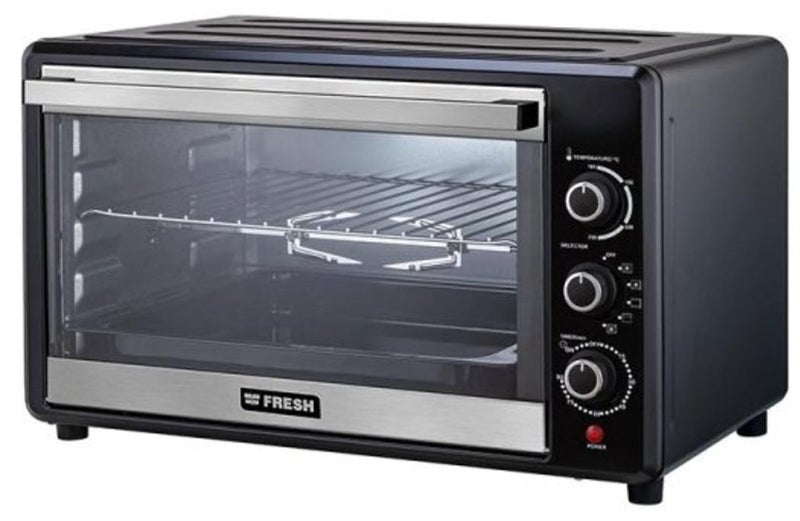 Fresh Crystal electric oven, 48 liters, grill, lamp, and fan - Image 1