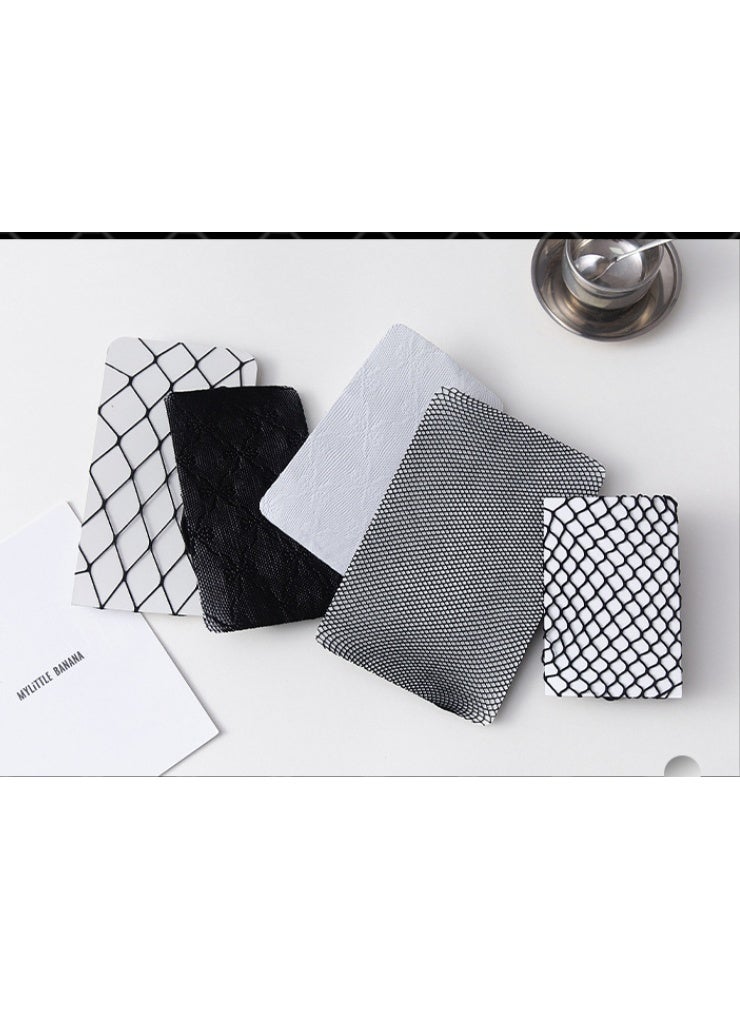 Joychic Fishnet stockings black silk hollow mesh stockings mesh pantyhose long black women's high waist pantyhose (4 pack)  - Image 4