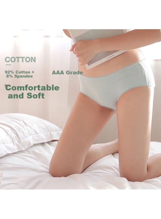 Bejirog Women's Underwear, Solid Color Antibacterial Cotton Crotch, Summer Thin Breathable Non-wedgie Triangle Briefs - Image 2