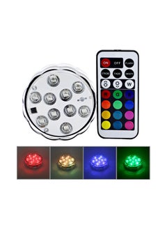 NIBEMINENT Colorful Remote Control Decoration Diving Lamp White 14X11X4cm  - Image 1