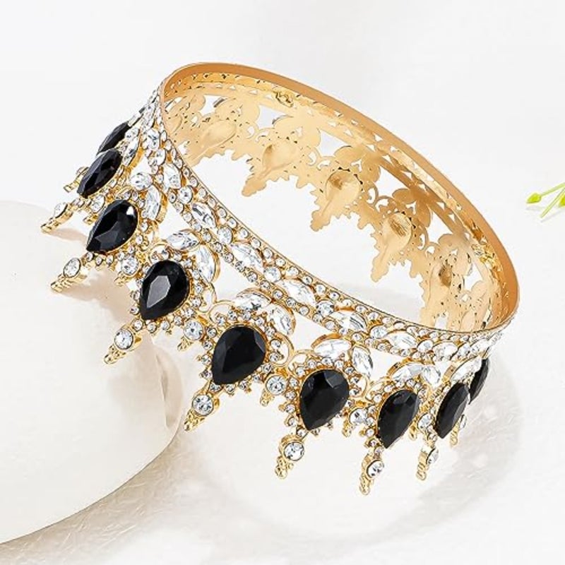 NOONTiara التيجان للنساء كريستال الملكة تاج الأميرة تيارا الهالوين زي حفلة حجر الراين عقال الزفاف العروس اكسسوارات الشعر لحفلة عيد ميلاد كعكة توبر حفلة موسيقية Cosplay444 - Image 3