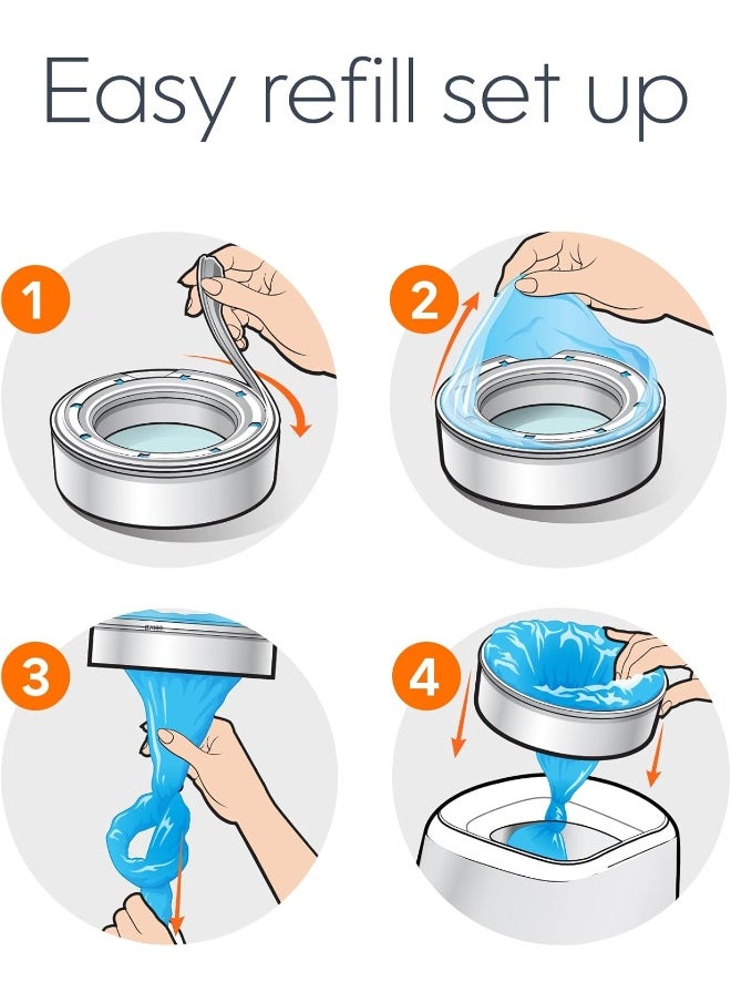 Diaper Genie Diaper Genie Essentials Round Refill 8-Pack  - Image 5