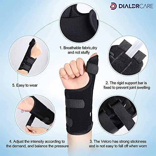 DIALDRCARE Finger Support Wrist Brace Strap (1) - Image 2
