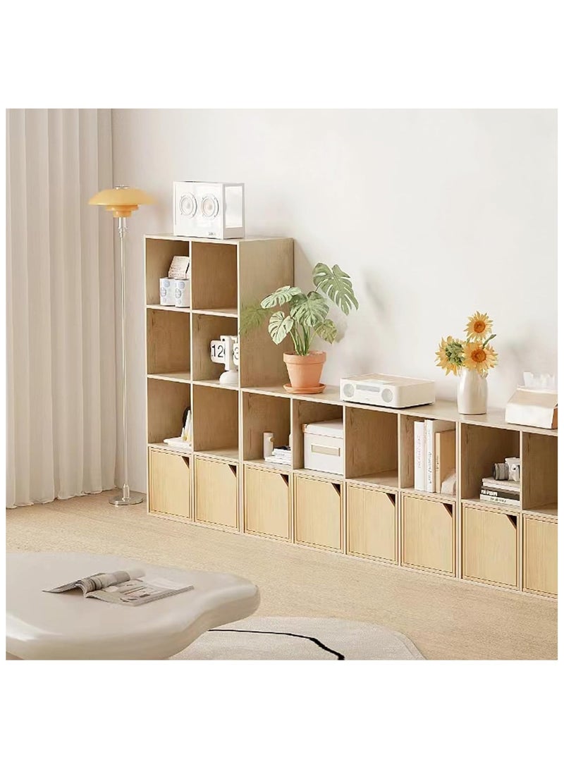 Chogori Wooden 8-Cube Storage Organizer with Closed Back Panel, 11in Cube Shelf Opening, Bookshelf, Display Shelf,Closet Cabinet for Home and Office - Image 2
