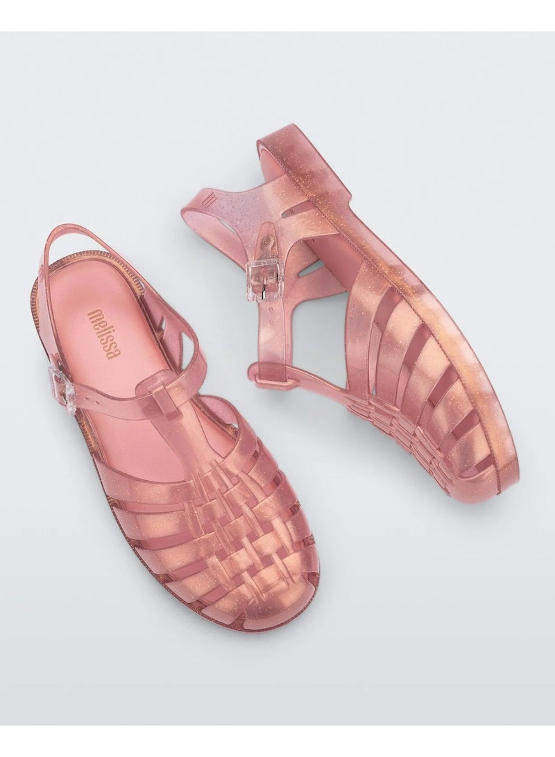 melissa Women's Possession Shiny Jelly Shoe Summer in Pearly Pink - Image 3