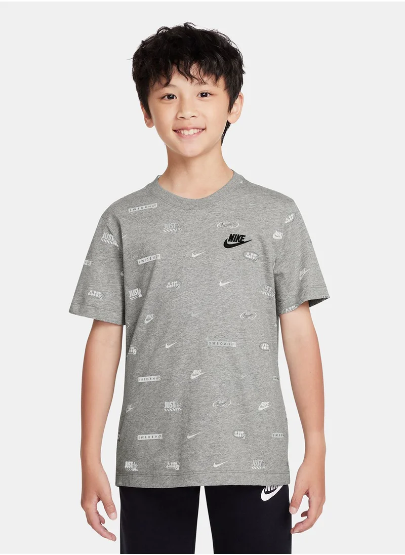 Nike Youth Nsw Aop T-Shirt