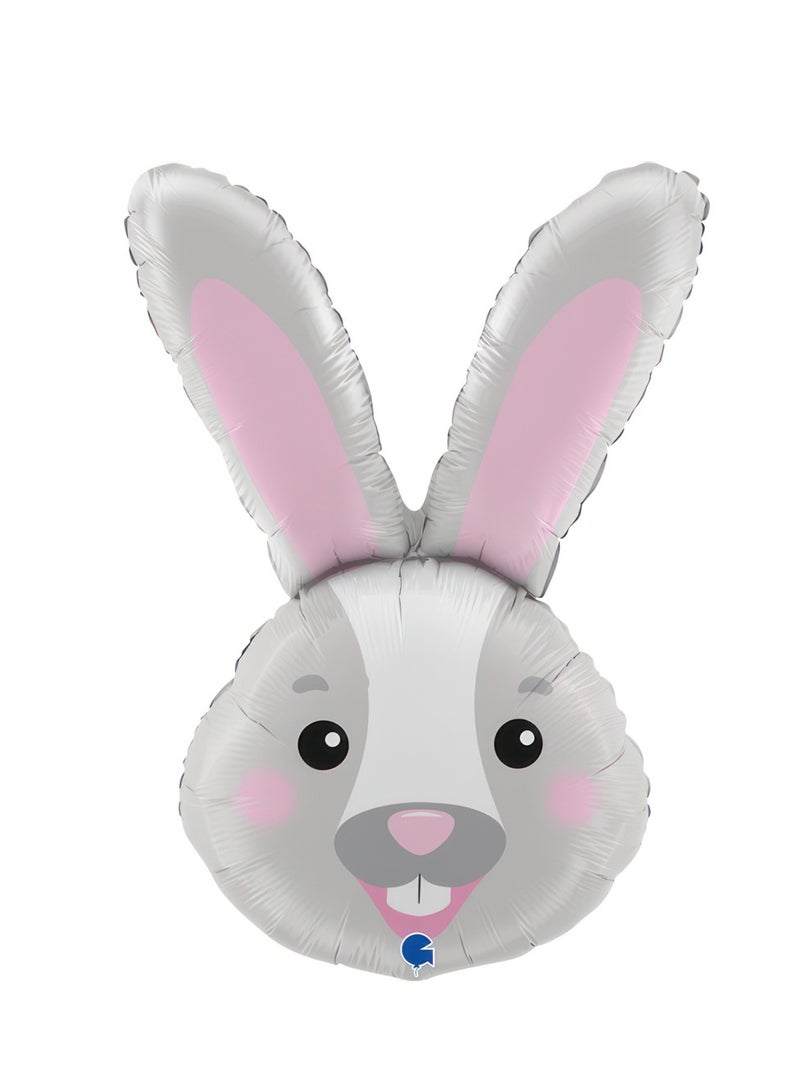 GRABO 31" Bunny Head Foil Balloon - Image 1