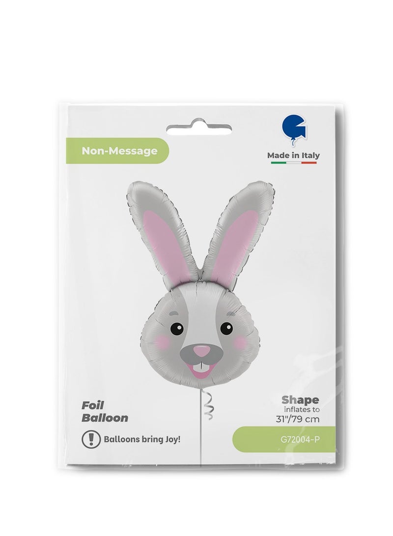 GRABO 31" Bunny Head Foil Balloon - Image 3