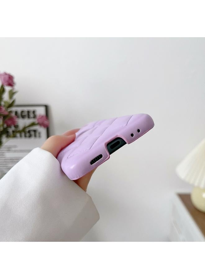 erorex Case For Samsung Galaxy Z Flip4 Diamond Pattern Fold Protective Phone Case - Image 5