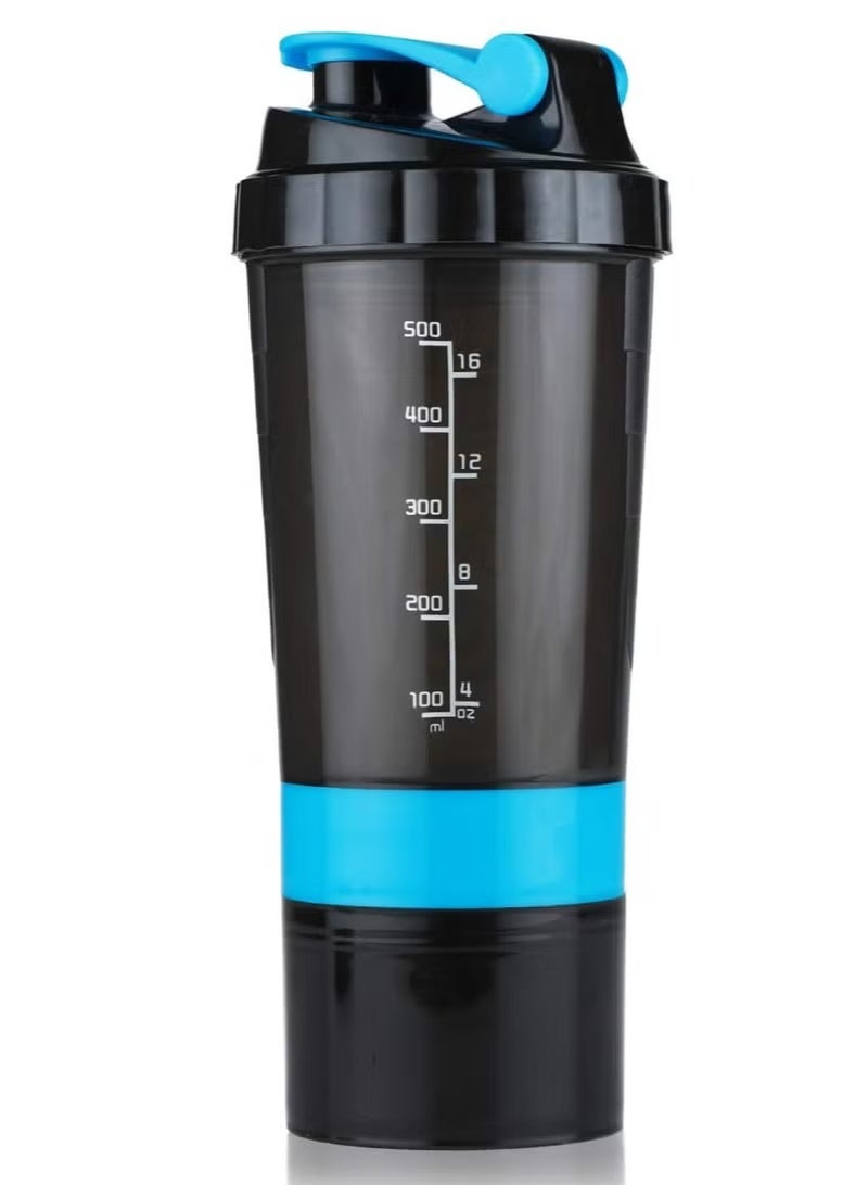 سبايدر بوتل زجاجة لمزج البروتين، مخصصة لممارسي تمارين اللياقة البدنية 500ملليلتر - Image 2