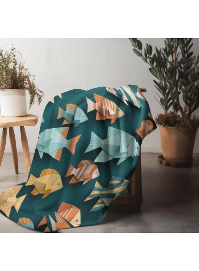 عام بطانية رقيقة من الفانيلا الكرتونية للأطفال والرضع (دافئة ومريحة، ومناسبة للنوم والألعاب) 70 سم * 100 سم - Image 5