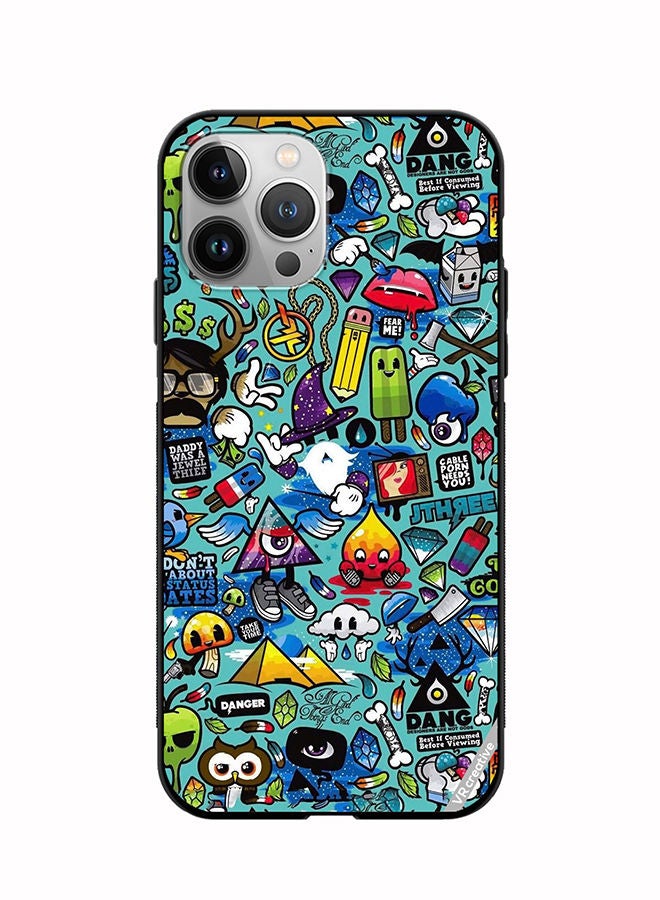 VR CREATIVE Protective Case Cover For Apple iPhone 12 Pro Max Multicolor Design - Image 1