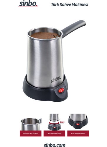 Sinbo Scm-2958 Wireless Coffee Maker Electric Coffee Pot Inox  - Image 2