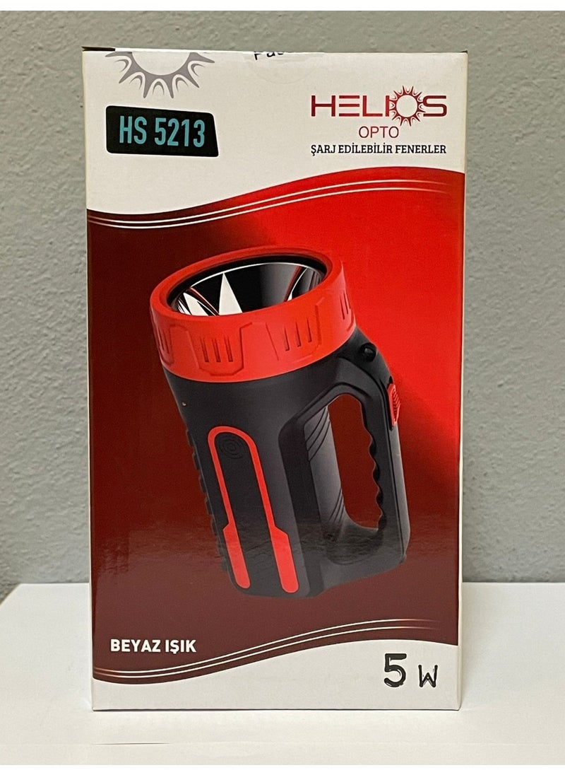 Helios Opto 5W Rechargeable Flashlight Hs 5213  - Image 3