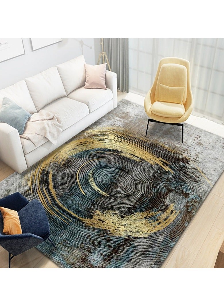 Loquat سجادة مستطيلة بسيطة ومريحة من ألياف البوليستر عالية الجودة (سجادة فقط)