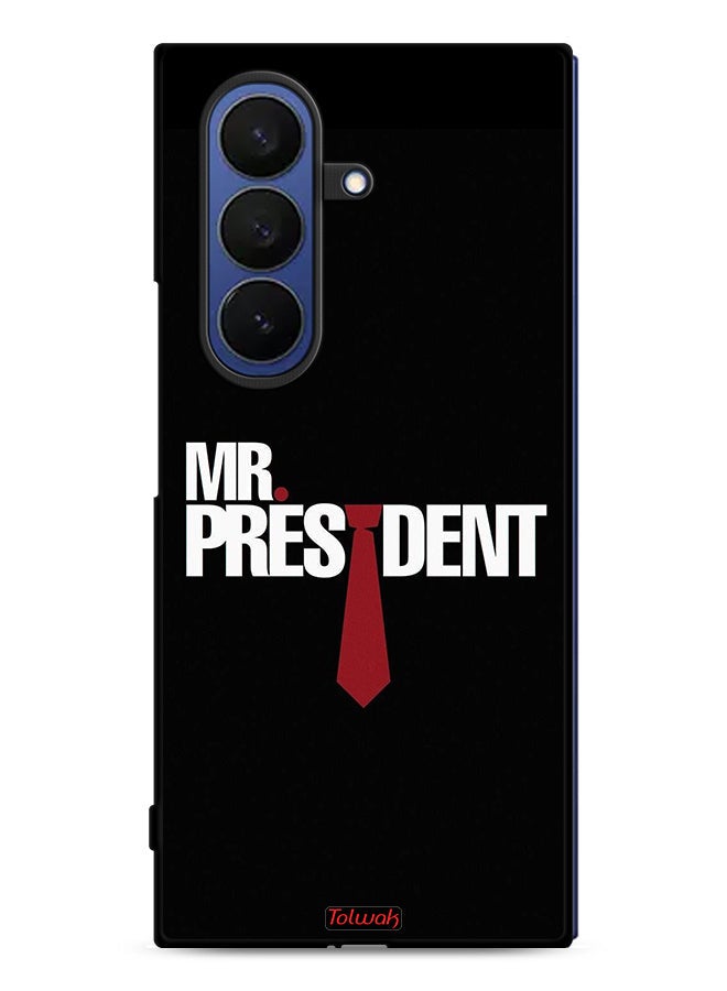 Tolwak Samsung Galaxy Z Fold7 Protective Case Cover Mr President - Image 1
