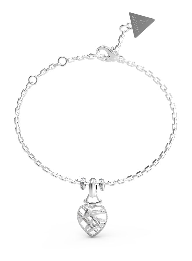 GUESS Ladies Silver Bracelet 