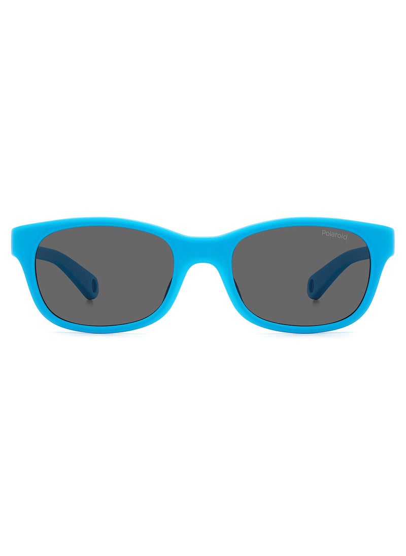 Polaroid Kids Unisex UV Protection Rectangular Sunglasses - Pld K006/S Azure 44 - Lens Size: 44 Mm  - Image 3
