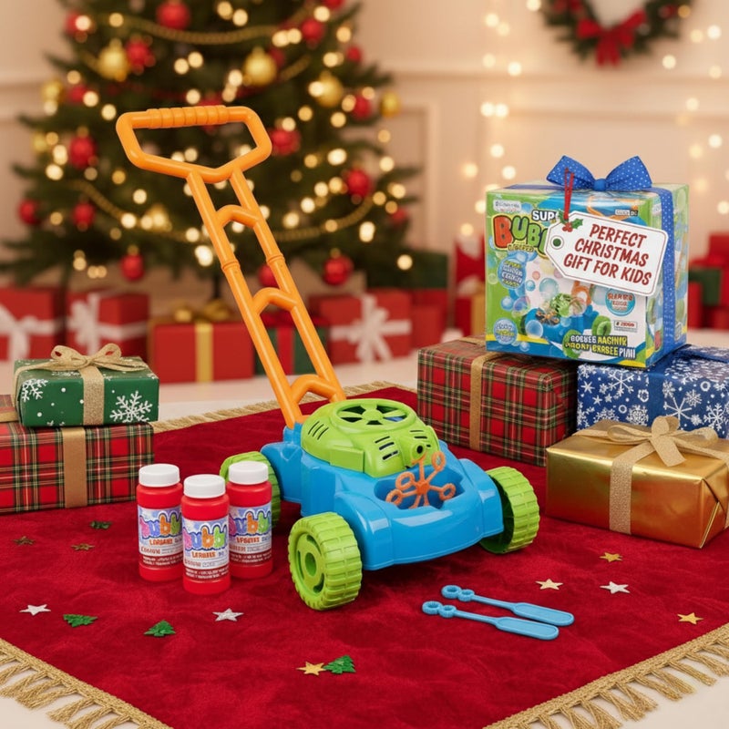 ArtCreativity Bubble Lawn Mower for Toddlers 13 Kids Bubble Machine for 1 Year Old Boy Gifts Bubbles Blowing Push Toys for Kids Summer Outdoor Gardening Toys for Birthday Gifts Boys  Girls - Image 3