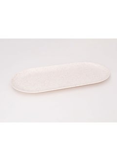 Melamine Savoury Tray Set of 2 
  (L 52cm W 26cm)   Creamy with brown