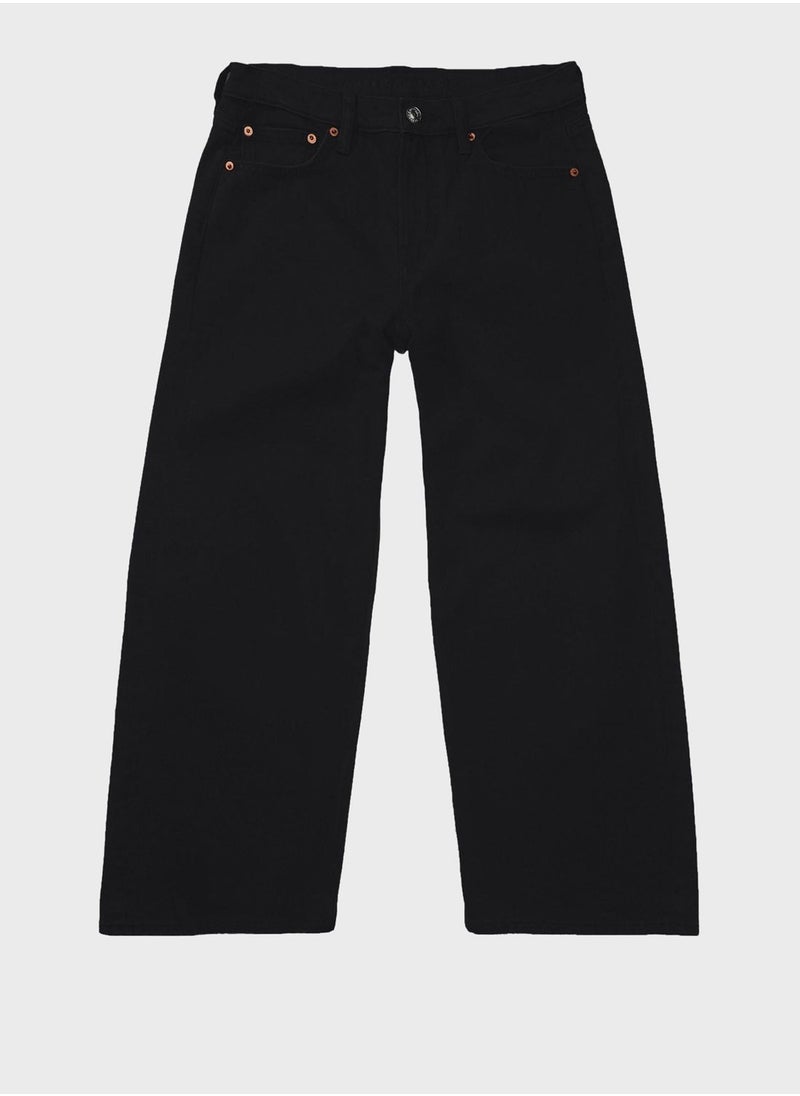 American Eagle - Wide Leg Crop Jeans - Image 1