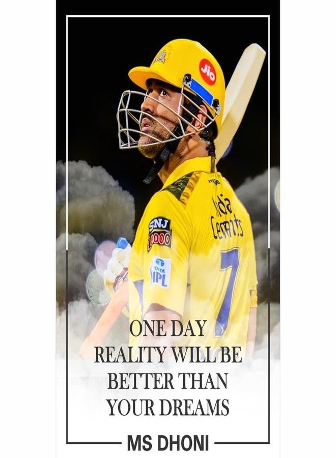 POSTER WALLAH Paper MS Dhoni Poster for Home Office and Student Room Wall | Aesthetic Poster | Wall Decor AMSD2 (18X12 inch) - Image 1