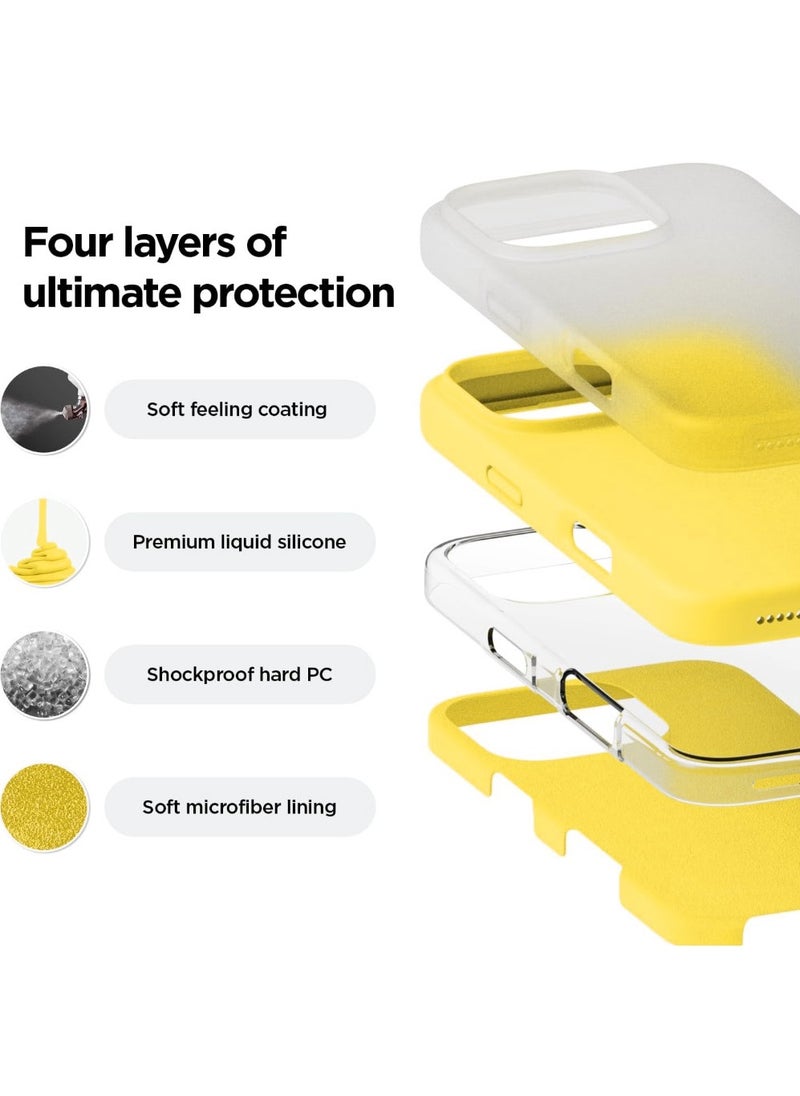 X-level iPhone 16 Pro Liquid Silicone Case Cover,Full Body Protection, Shockproof, Slim, Anti-Scratch Soft Microfiber Lining,Slim Protective Back Cover with Comfortable Hold Touch Feeling and Anti-fingerprint  - Image 2