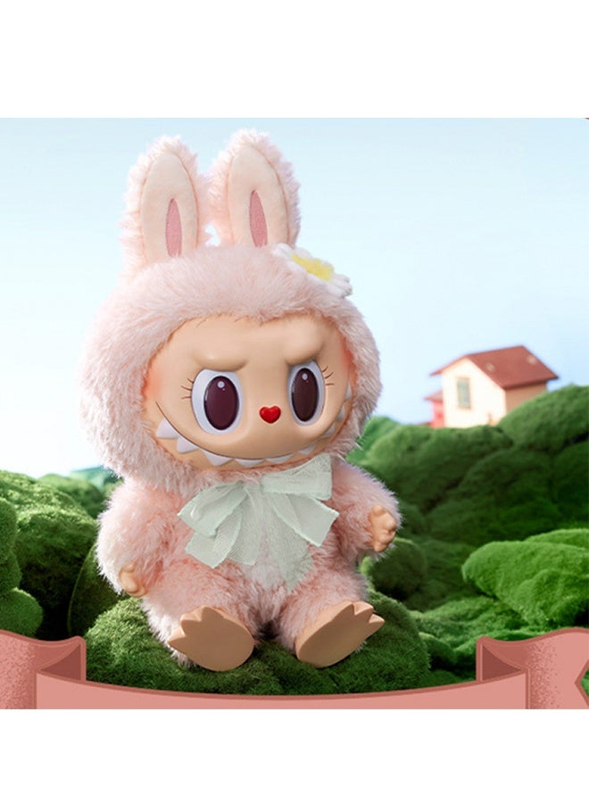 sweetheart series vinyl plush doll pendant labubu figure ornament doll, Collectible Toy Set for Desk Accessories - Image 5