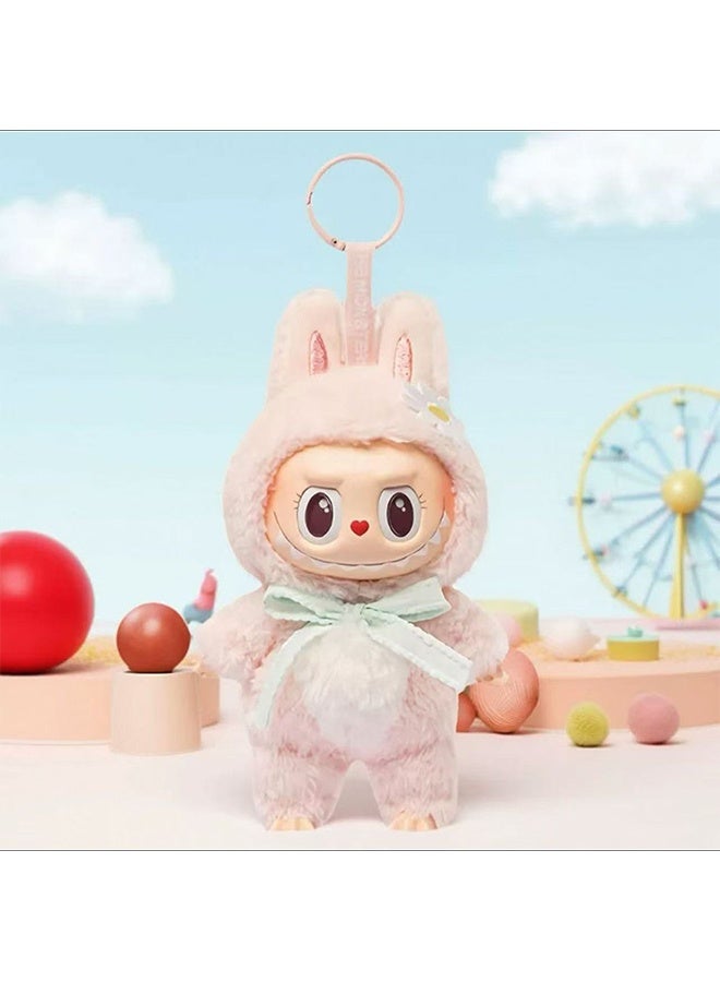 sweetheart series vinyl plush doll pendant labubu figure ornament doll, Collectible Toy Set for Desk Accessories - Image 4